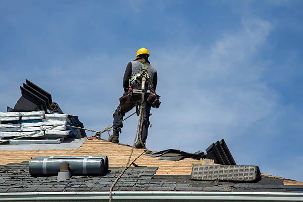 Professional Metal Roofing technician working in Walburg, TX